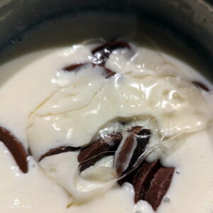 lait chocolat gélatine ajouter