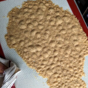 streusel cuisson