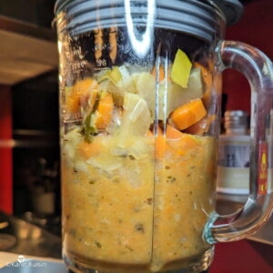 bouillon légume mixer
