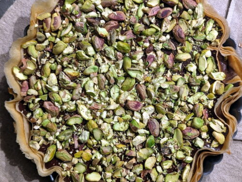 tarte pistache garnir