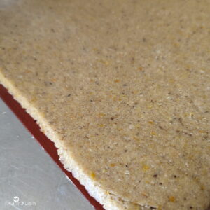 pâte canistrelli étaler