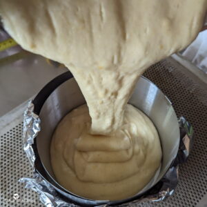 appareil chiffon cake moule verser