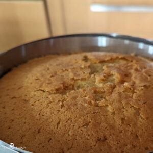chiffon cake cuisson