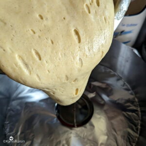 chiffon cake moule verser