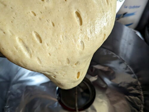 chiffon cake moule verser