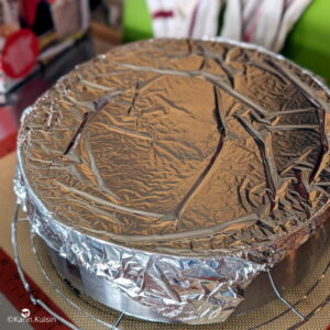 repère chiffon cake refroidir