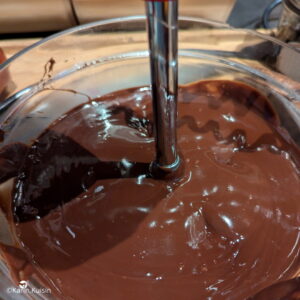 crème chocolat mixer