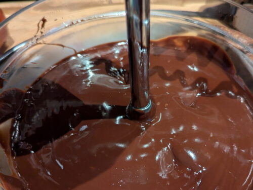crème chocolat mixer