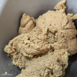 pâte speculoos mélanger