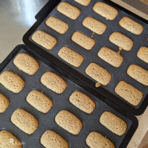 financier sarrasin cuisson