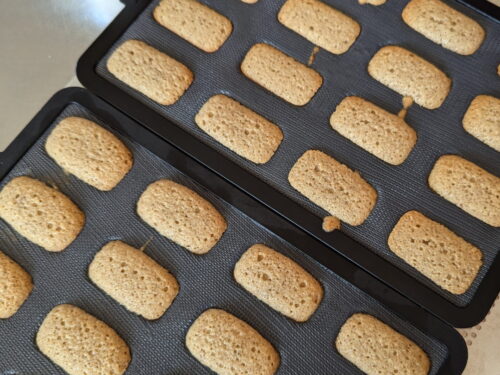 financier sarrasin cuisson