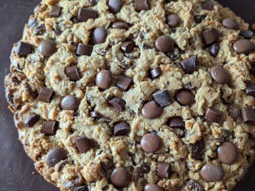 cookie pépite chocolat déposer