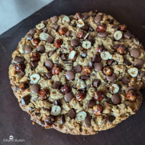 cookie pépite chocolat noisette parsemer