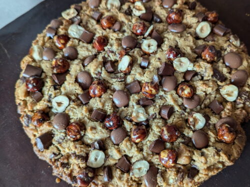 cookie pépite chocolat noisette parsemer