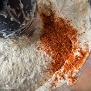 beurre sucre noix piment ajouter