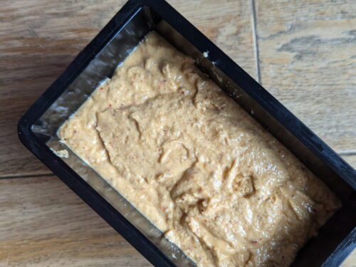 appareil cake piment moule verser