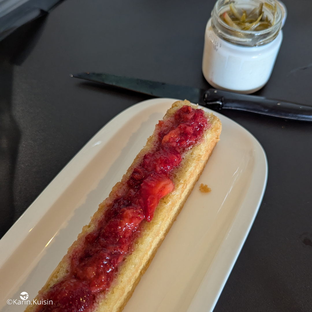 cake fraise étaler