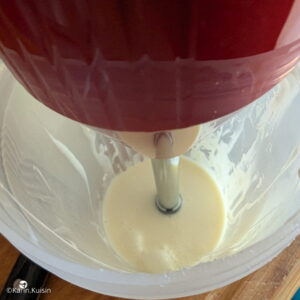 crème chocolat mixer