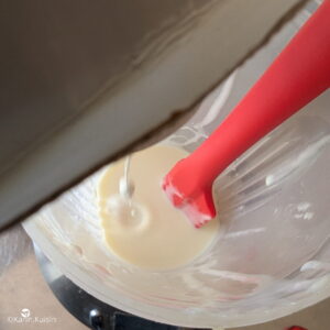 crème chocolat verser