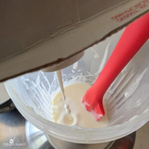crème chocolat verser