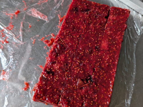 compotée figue framboise détailler